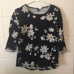H & M floral sweater